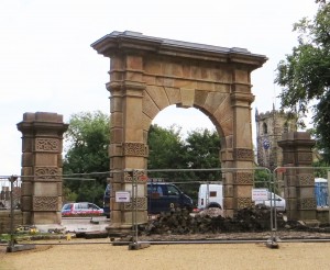 Memorial Arch rear - 24th July 2013