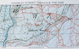 WW1 trench map from 1916