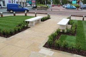 The new benches