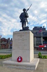 The Chorley Pals Memorial on 1st July 2015