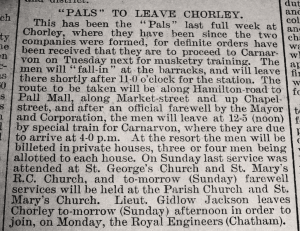 Newspaper article from 1915