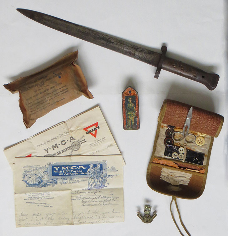 Some of the World War 1 artefacts that will be added to the Chorley Remembers Experience exhibition