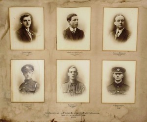 Workers from the Chorley Co-Op who fought in WW1