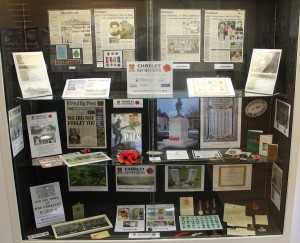 The display in Chorley Library