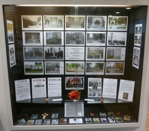 The display at Chorley Library