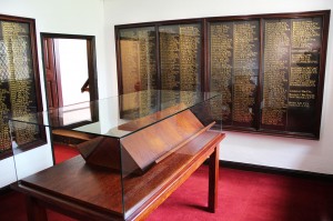 The work on the Astley Hall Memorial Room is nearly complete