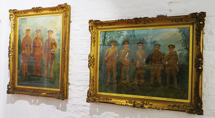 Memories - WW1 Officers paintings