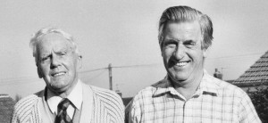James Snailham with John Garwood in 1984