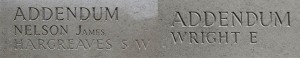 New names added to Chorley War Memorial November 2013
