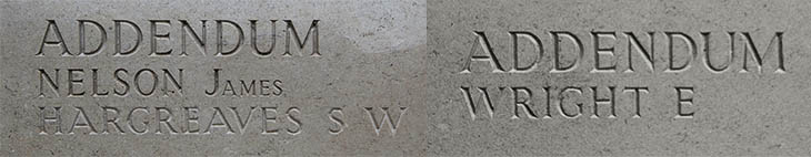 New names added to Chorley War Memorial November 2013