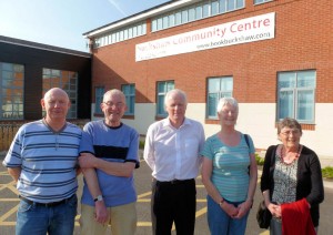 Steve Williams (centre) with former ROF workers Eric Jones, Lionel Walker, Hilary Walker and Enid Armstrong Steve Williams (centre) with former ROF workers Eric Jones, Lionel Walker, Hilary Walker and Enid Armstrong
