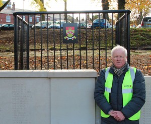 Project Manager Steve Williams at the site today