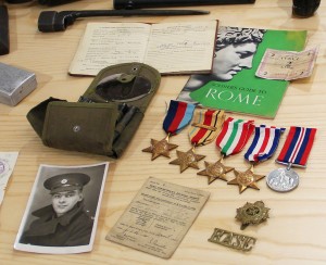 Part of the one of the exhibits at the new Chorley Remembers Experience