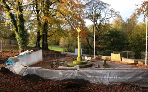 Chorley War Memorial work - 4th November 2012 - 1