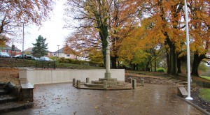 Chorley War Memorial complete - 9th November 2012 - 2