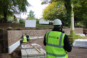 Chorley War Memorial work - 20th October 2012 - 1