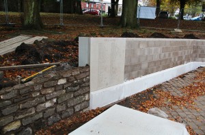 Chorley War Memorial work - 24th October 2012 - 1