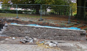 Chorley War Memorial work - 24th October 2012 - 2
